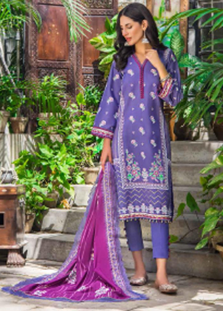 Rang By Gul Ahmed Embroidered Cotton Suits Unstitched 3 Piece GA22R CL22093B - Summer Collection