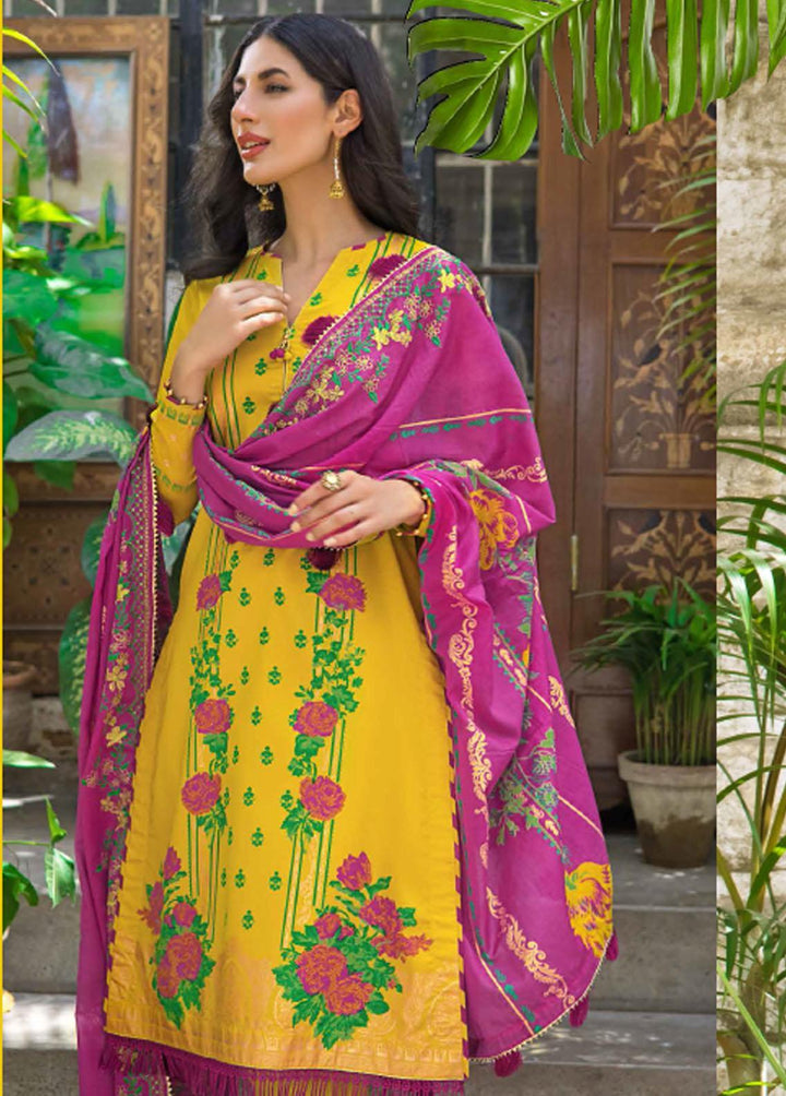 Rang By Gul Ahmed Embroidered Cotton Suits Unstitched 3 Piece GA22R CL22094B - Summer Collection