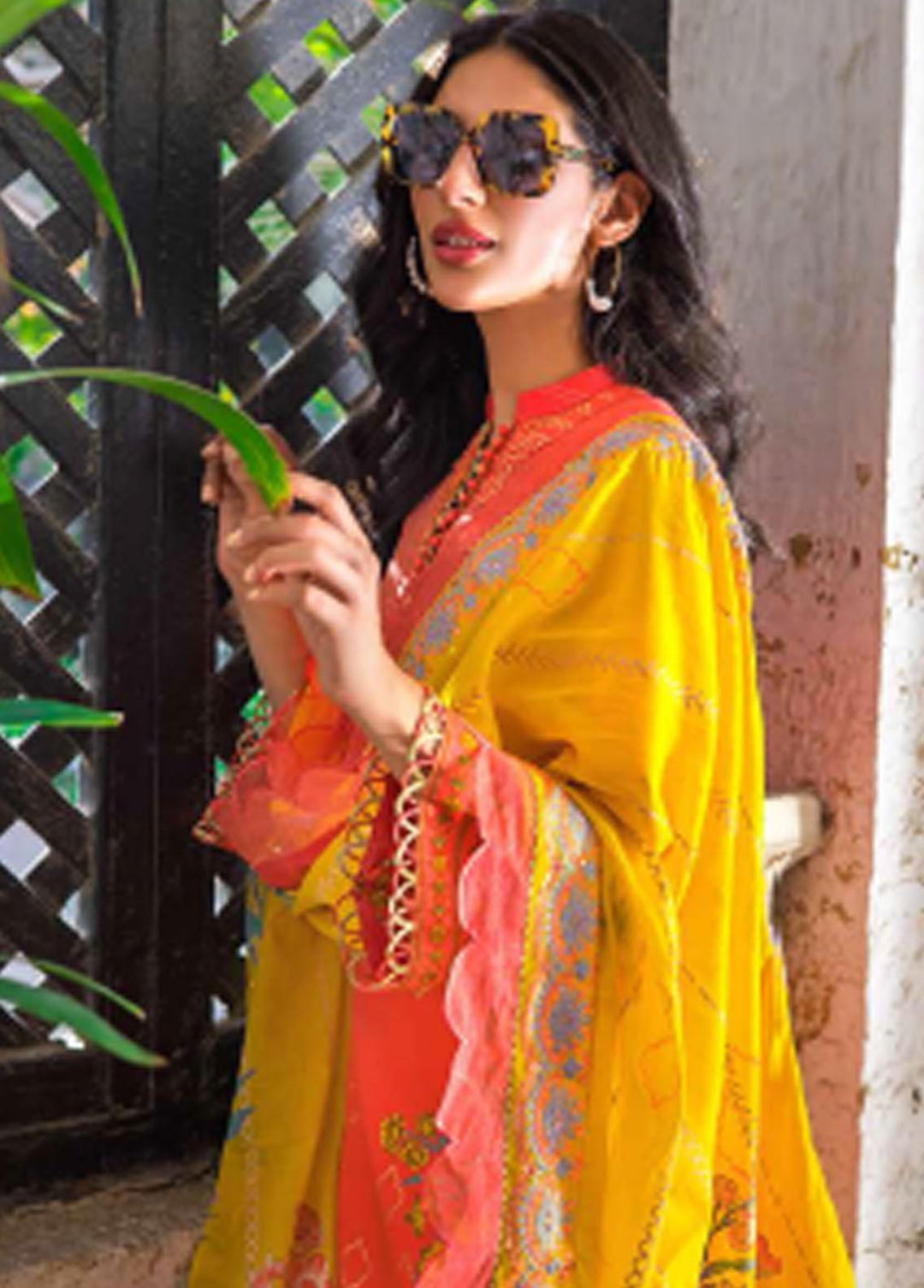 Rang By Gul Ahmed Embroidered Cotton Suits Unstitched 3 Piece GA22R CL22096A - Summer Collection