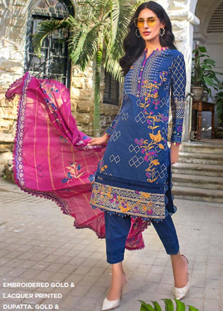 Rang By Gul Ahmed Embroidered Cotton Suits Unstitched 3 Piece GA22R CL22096B - Summer Collection