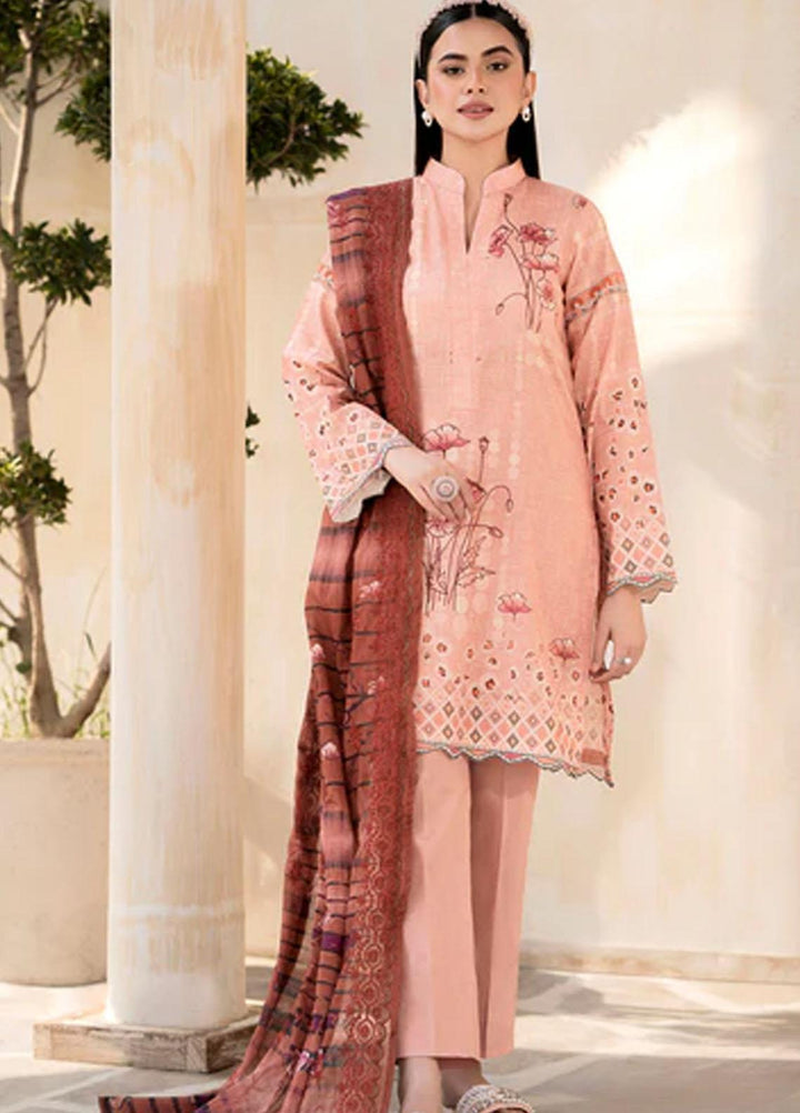 Rang By Motifz Embroidered Lawn Suits Unstitched 3 Piece MT23RDP 3748A - Summer Collection