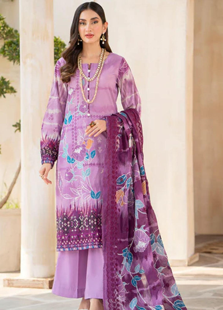 Rang By Motifz Embroidered Lawn Suits Unstitched 3 Piece MT23RDP 3749A - Summer Collection