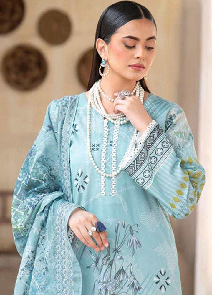 Rang By Motifz Embroidered Lawn Suits Unstitched 3 Piece MT23RDP 3751A - Summer Collection