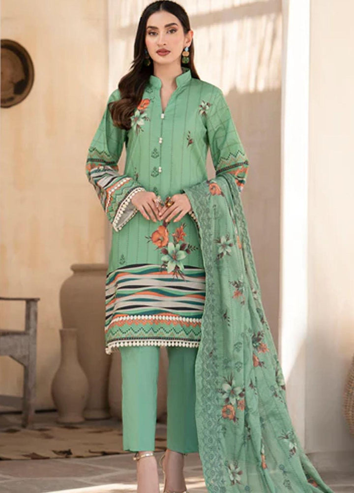 Rang By Motifz Embroidered Lawn Suits Unstitched 3 Piece MT23RDP 3755A - Summer Collection