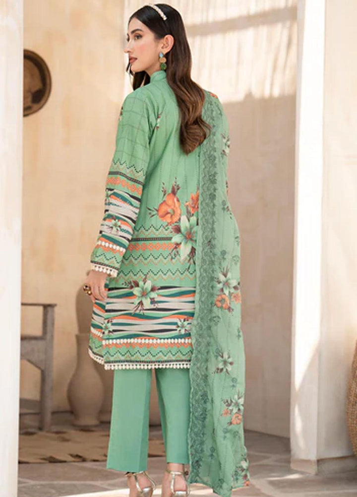 Rang By Motifz Embroidered Lawn Suits Unstitched 3 Piece MT23RDP 3755A - Summer Collection