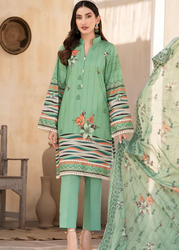 Rang By Motifz Embroidered Lawn Suits Unstitched 3 Piece MT23RDP 3755A - Summer Collection