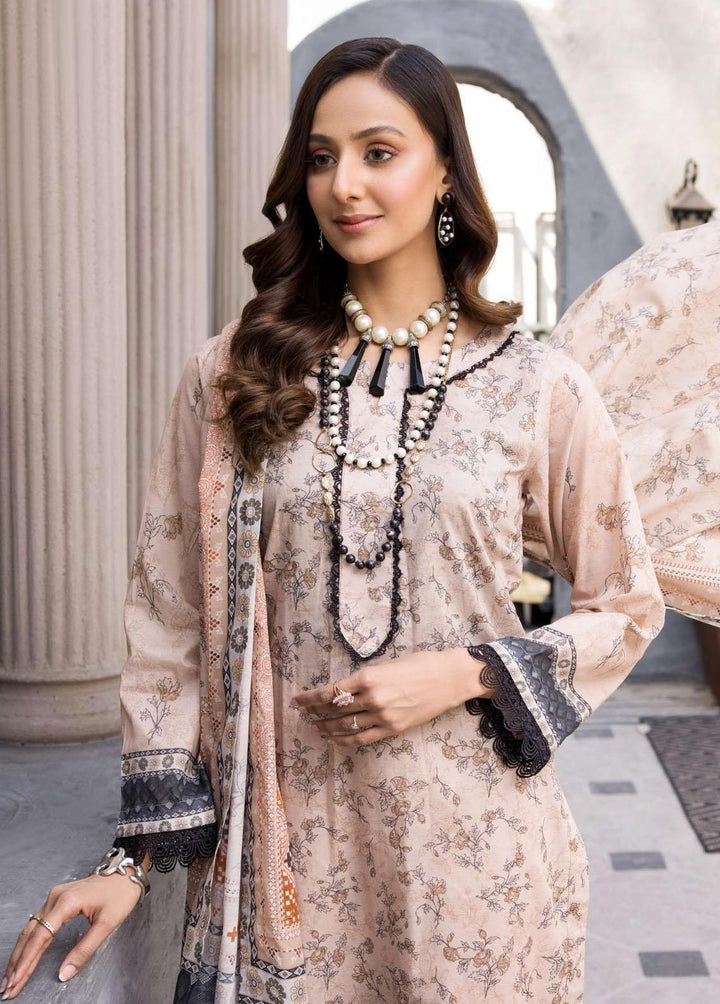 Rang By Motifz Embroidered Lawn Suits Unstitched 3 Piece MT23-R2 D-3723 - Summer Collection