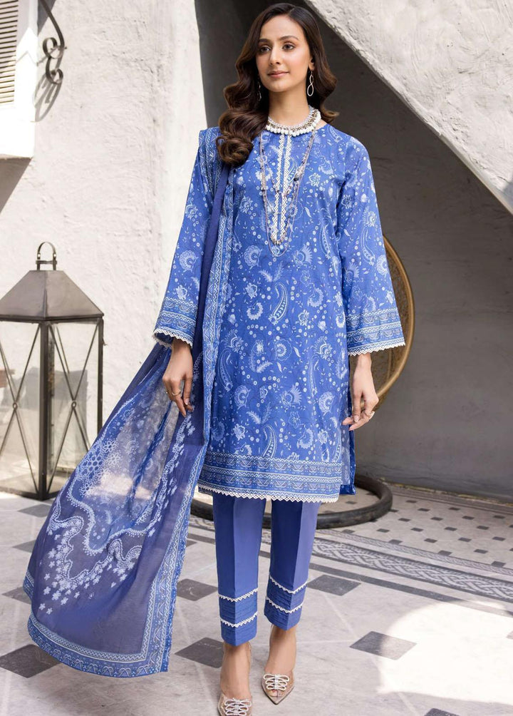 Rang By Motifz Embroidered Lawn Suits Unstitched 3 Piece MT23-R2 D-3725 - Summer Collection