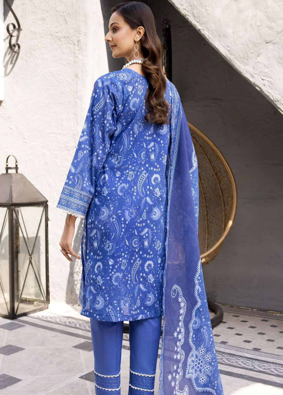 Rang By Motifz Embroidered Lawn Suits Unstitched 3 Piece MT23-R2 D-3725 - Summer Collection