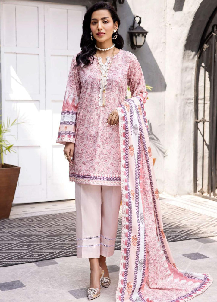 Rang By Motifz Embroidered Lawn Suits Unstitched 3 Piece MT23-R2 D-3727 - Summer Collection
