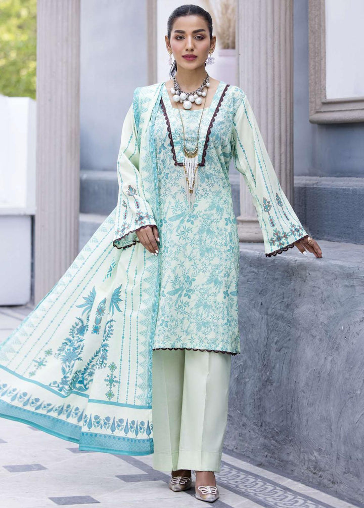Rang By Motifz Embroidered Lawn Suits Unstitched 3 Piece MT23-R2 D-3728 - Summer Collection