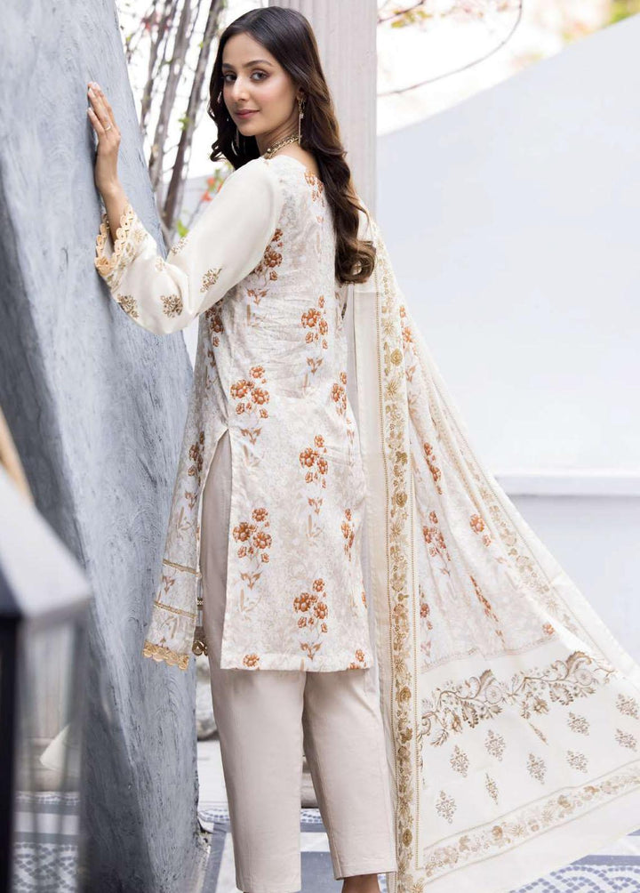 Rang By Motifz Embroidered Lawn Suits Unstitched 3 Piece MT23-R2 D-3729 - Summer Collection