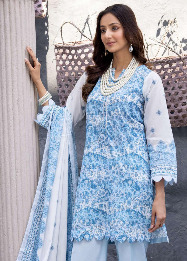 Rang By Motifz Embroidered Lawn Suits Unstitched 3 Piece MT23-R2 D-3732 - Summer Collection