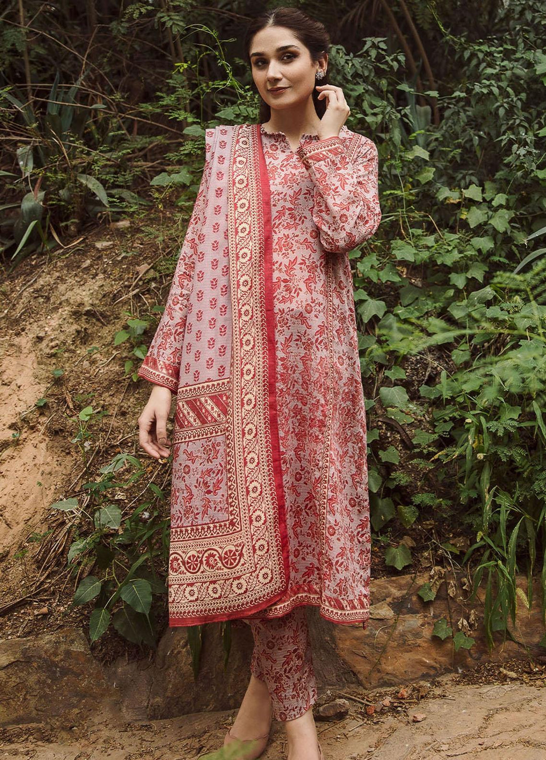 Rang By Motifz Printed Khaddar Suits Unstitched 3 Piece MT23RPK D-4348 - Winter Collection