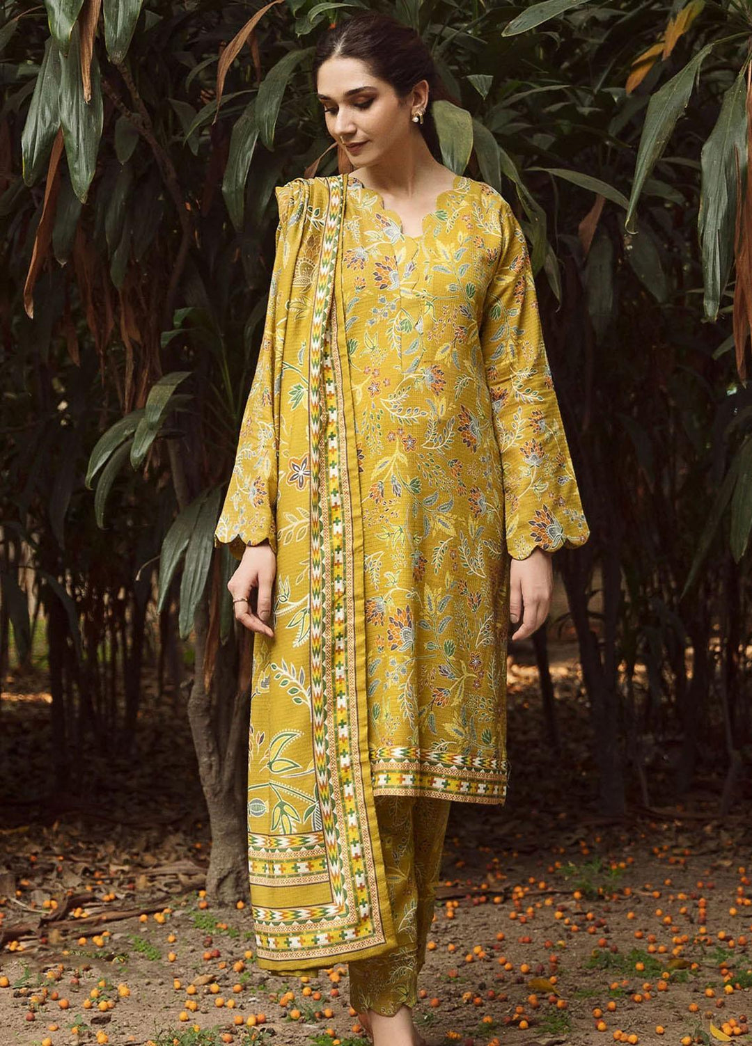 Rang By Motifz Printed Khaddar Suits Unstitched 3 Piece MT23RPK D-4349 - Winter Collection