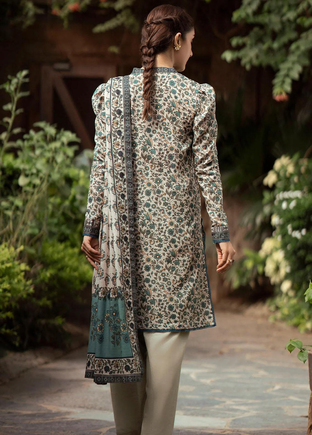 Rang By Motifz Printed Khaddar Suits Unstitched 3 Piece MT23R-V2 4362-Lina - Winter Collection