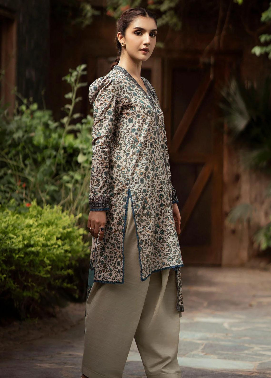 Rang By Motifz Printed Khaddar Suits Unstitched 3 Piece MT23R-V2 4362-Lina - Winter Collection