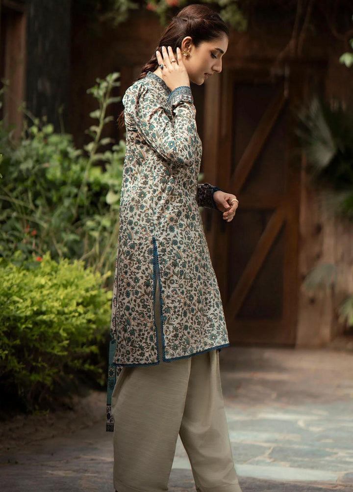 Rang By Motifz Printed Khaddar Suits Unstitched 3 Piece MT23R-V2 4362-Lina - Winter Collection