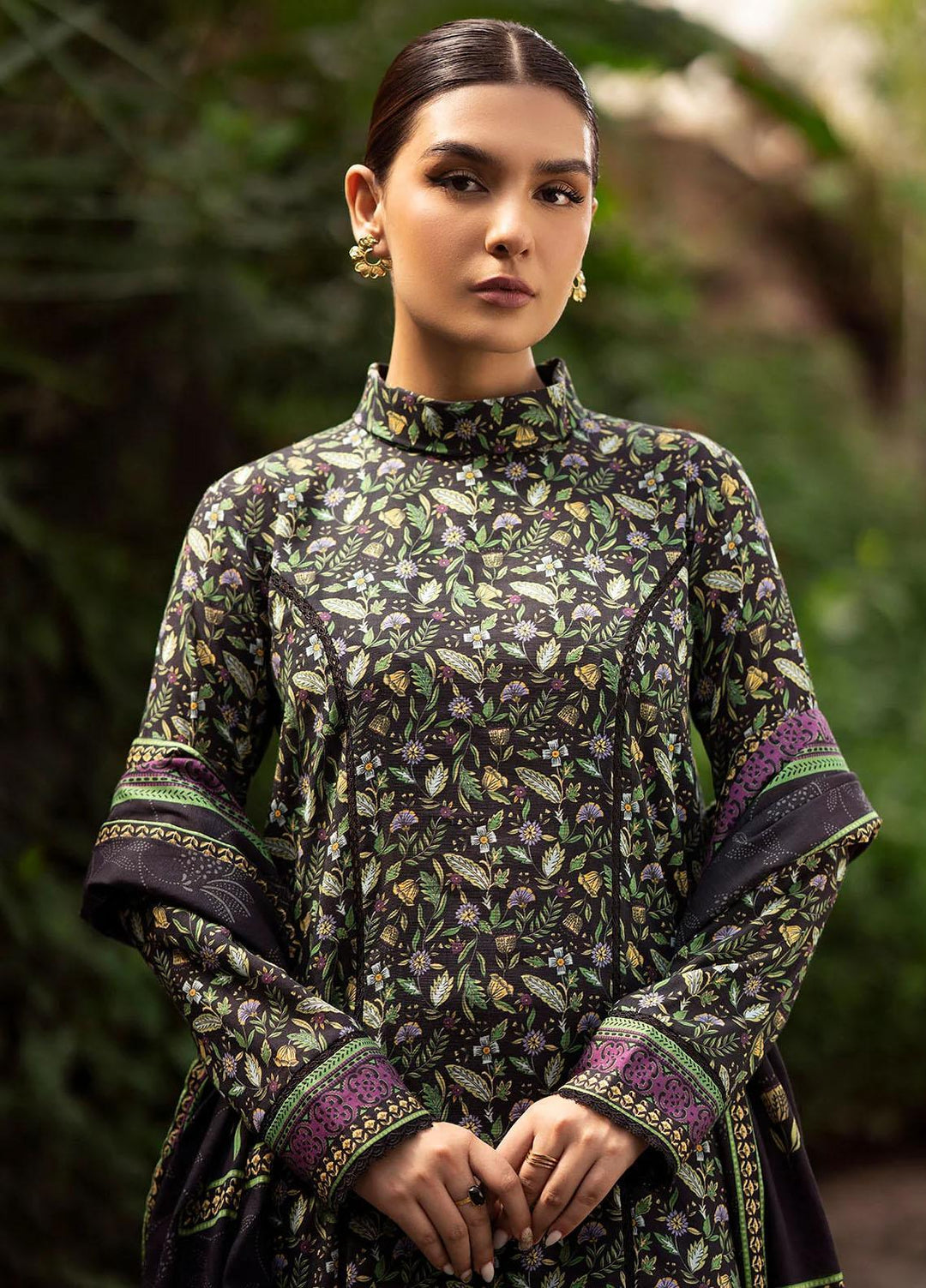 Rang By Motifz Printed Khaddar Suits Unstitched 3 Piece MT23R-V2 4364-Cerys - Winter Collection