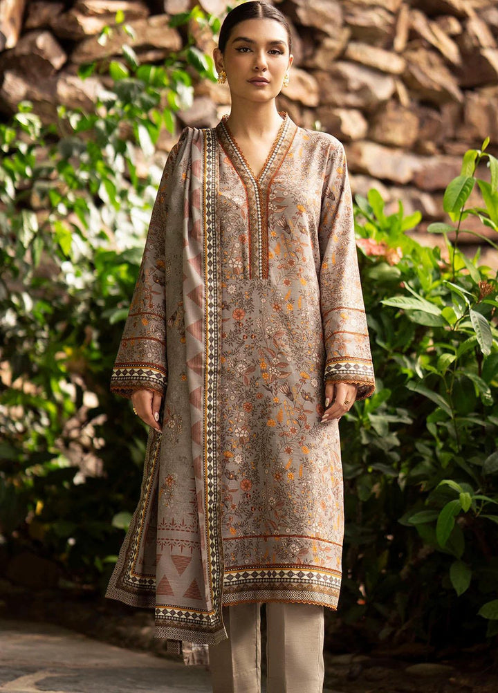 Rang By Motifz Printed Khaddar Suits Unstitched 3 Piece MT23R-V2 4365-Rosalie - Winter Collection