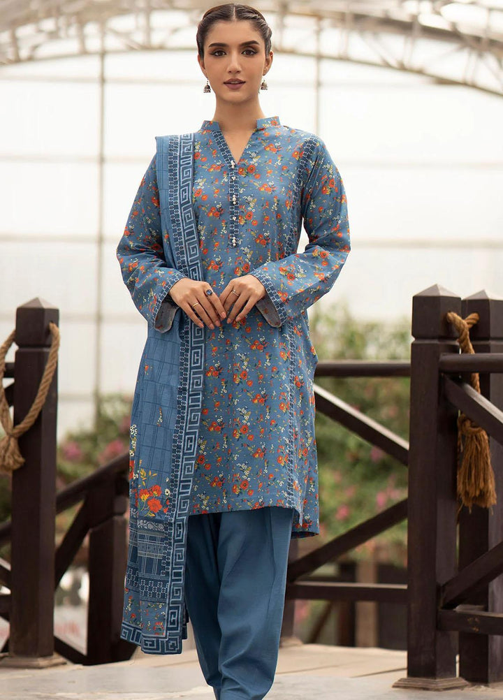 Rang By Motifz Printed Khaddar Suits Unstitched 3 Piece MT23R-V2 4366-Noir - Winter Collection