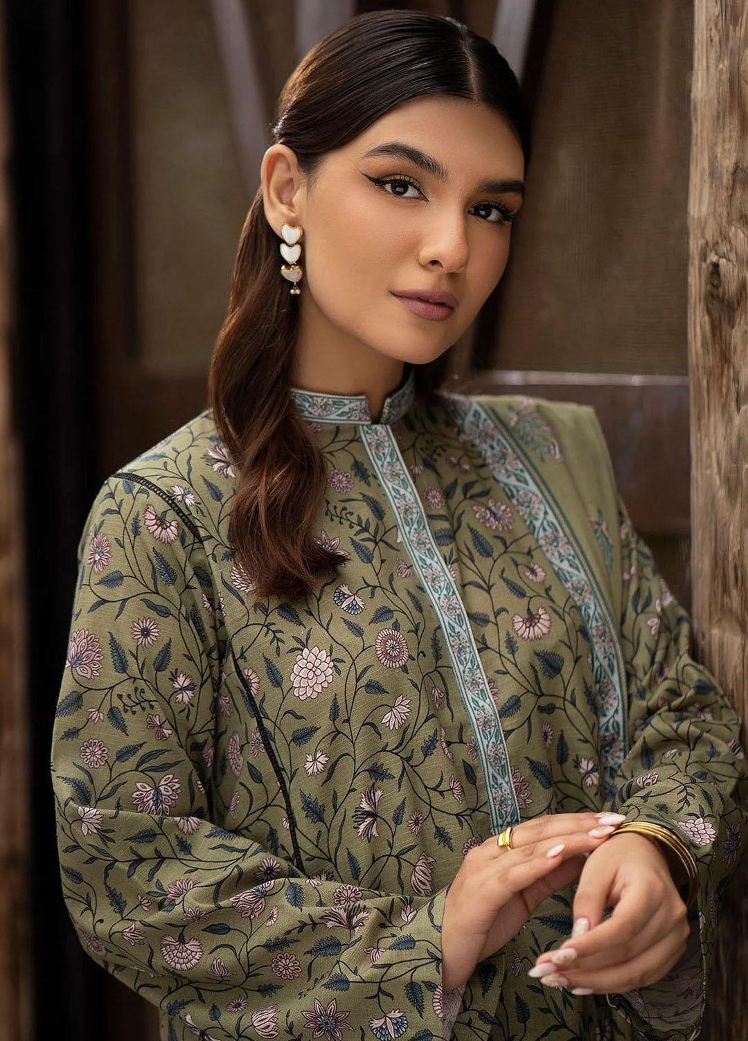 Rang By Motifz Printed Khaddar Suits Unstitched 3 Piece MT23R-V2 4368-Emre - Winter Collection