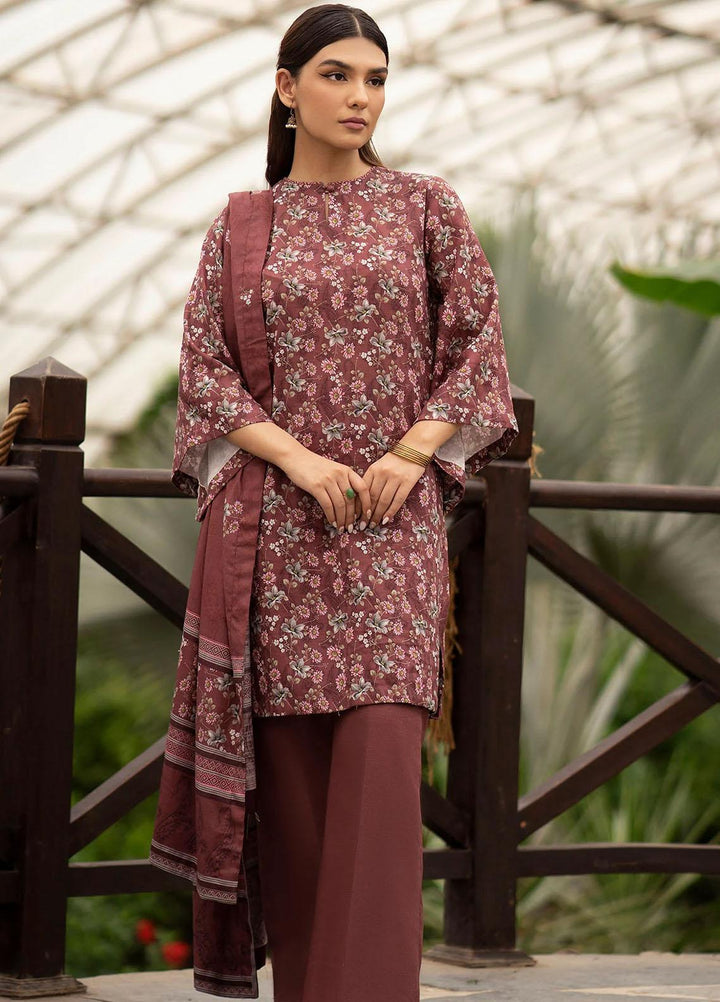 Rang By Motifz Printed Khaddar Suits Unstitched 3 Piece MT23R-V2 4369-Ebony - Winter Collection