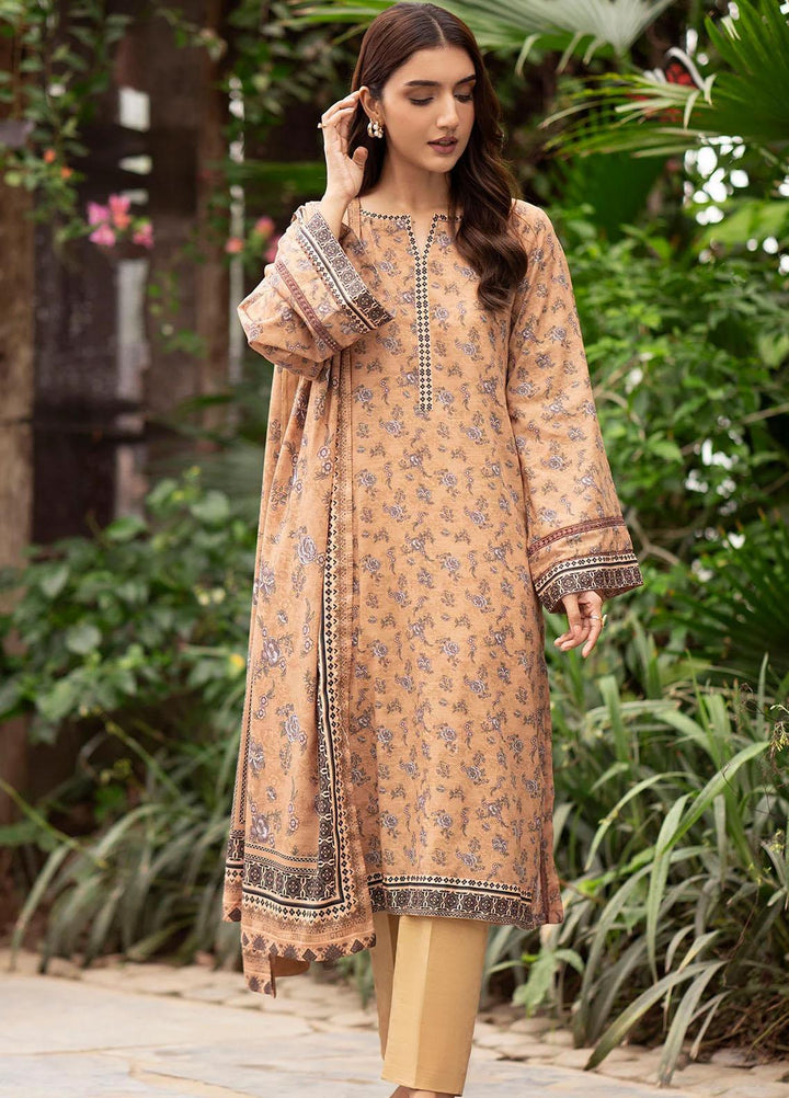 Rang By Motifz Printed Khaddar Suits Unstitched 3 Piece MT23R-V2 4370-Opaline - Winter Collection