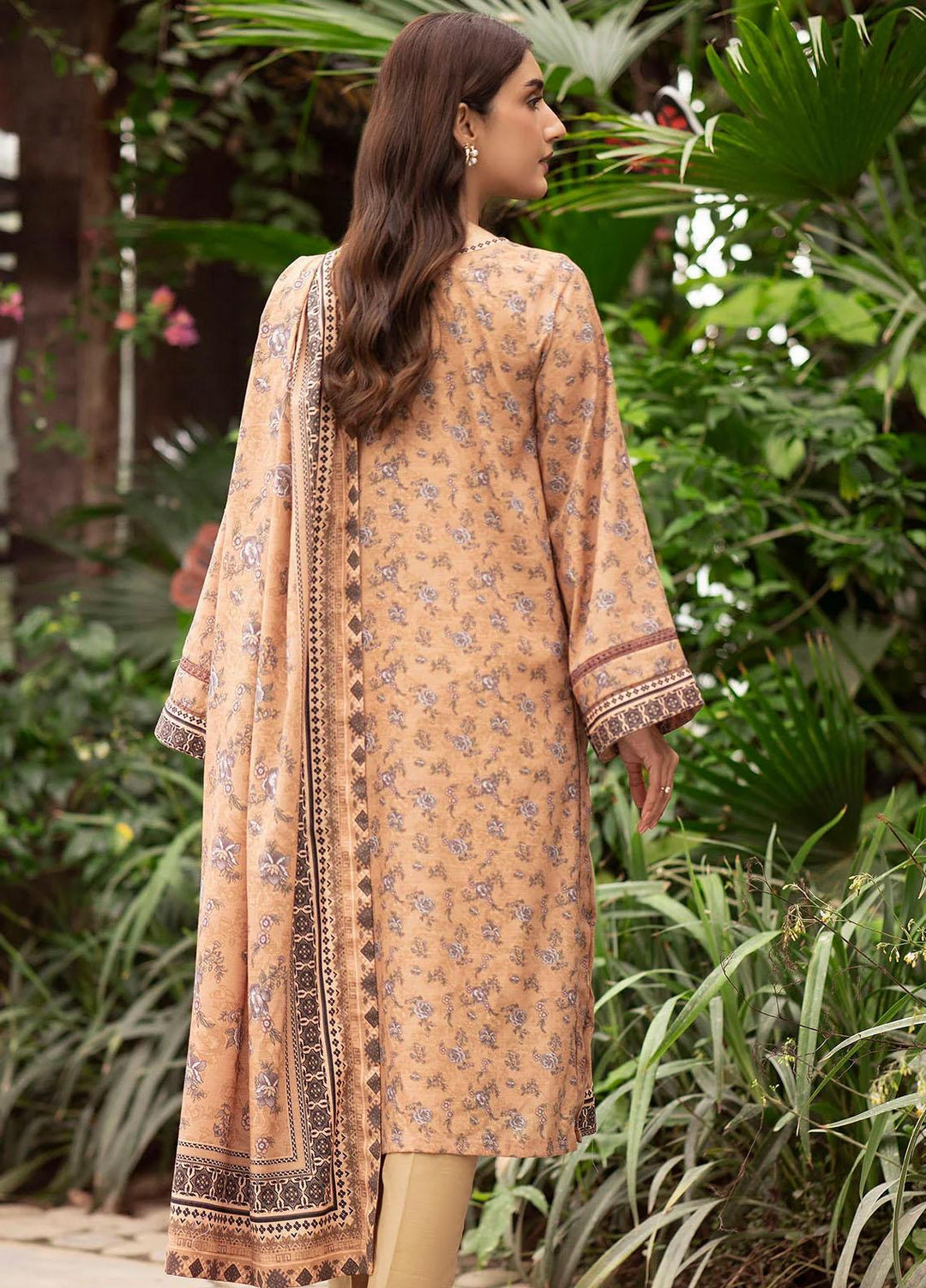 Rang By Motifz Printed Khaddar Suits Unstitched 3 Piece MT23R-V2 4370-Opaline - Winter Collection