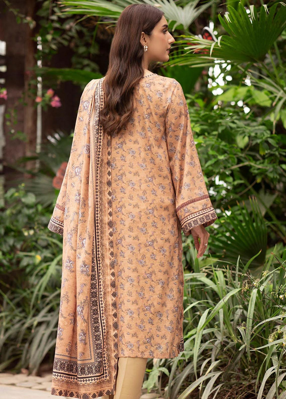 Rang By Motifz Printed Khaddar Suits Unstitched 3 Piece MT23R-V2 4370-Opaline - Winter Collection