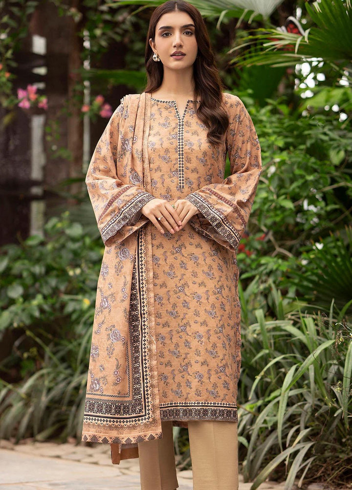 Rang By Motifz Printed Khaddar Suits Unstitched 3 Piece MT23R-V2 4370-Opaline - Winter Collection