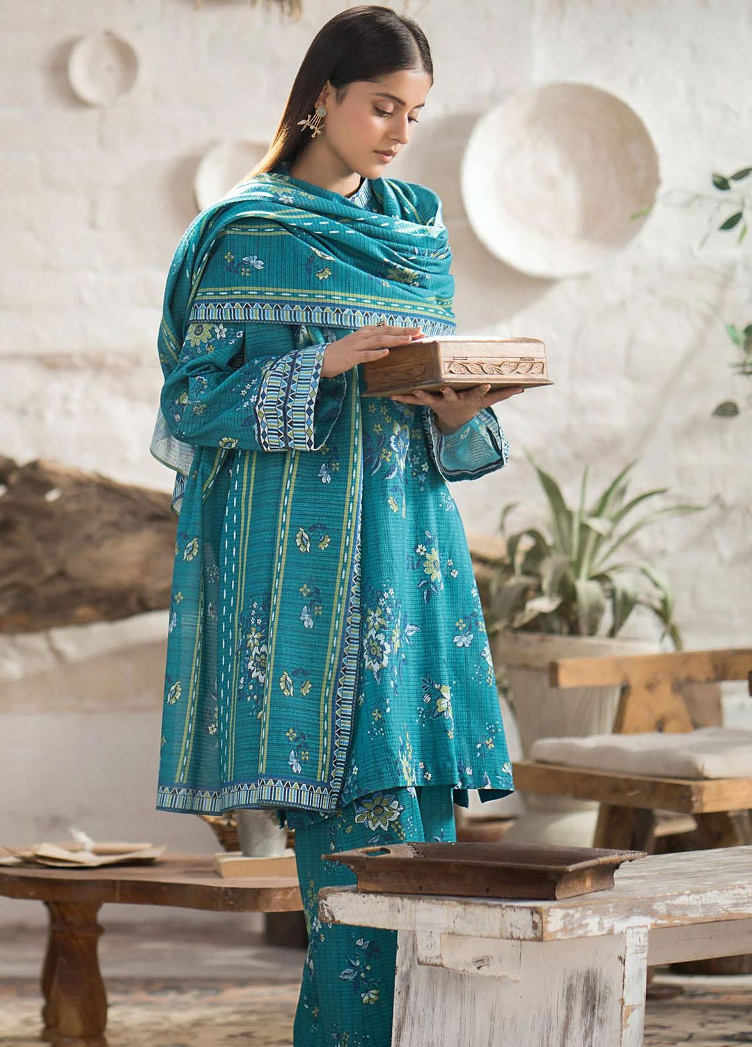 Rang By Motifz Printed Khaddar Suits Unstitched 3 Piece MT23R-V3 4416 Eunoia - Winter Collection