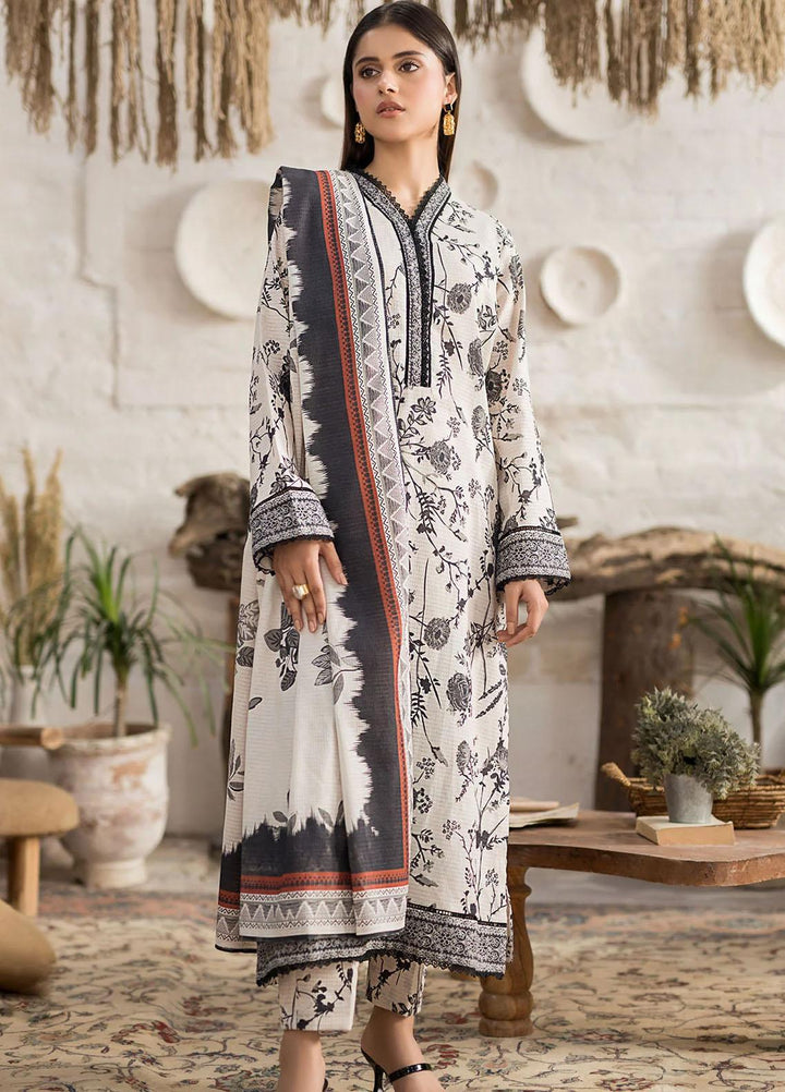 Rang By Motifz Printed Khaddar Suits Unstitched 3 Piece MT23R-V3 4417 Mahtab - Winter Collection