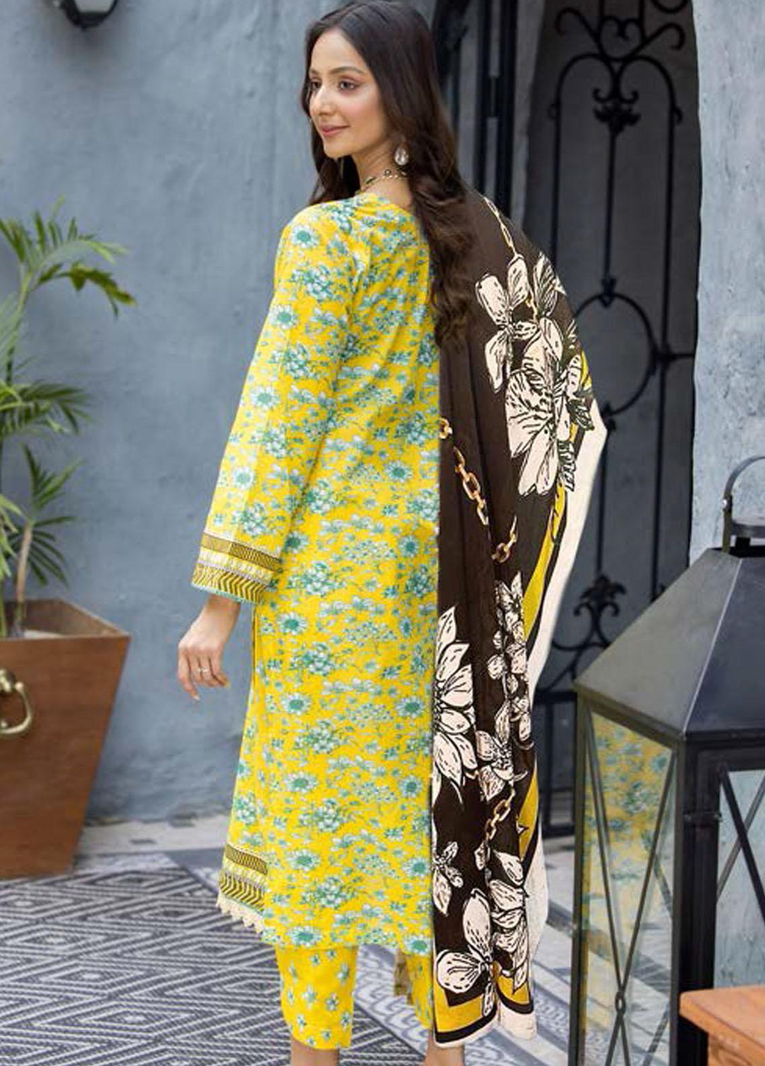 Rang By Motifz Printed Lawn Suits Unstitched 3 Piece MT23R 3708 LEANA - Summer Collection