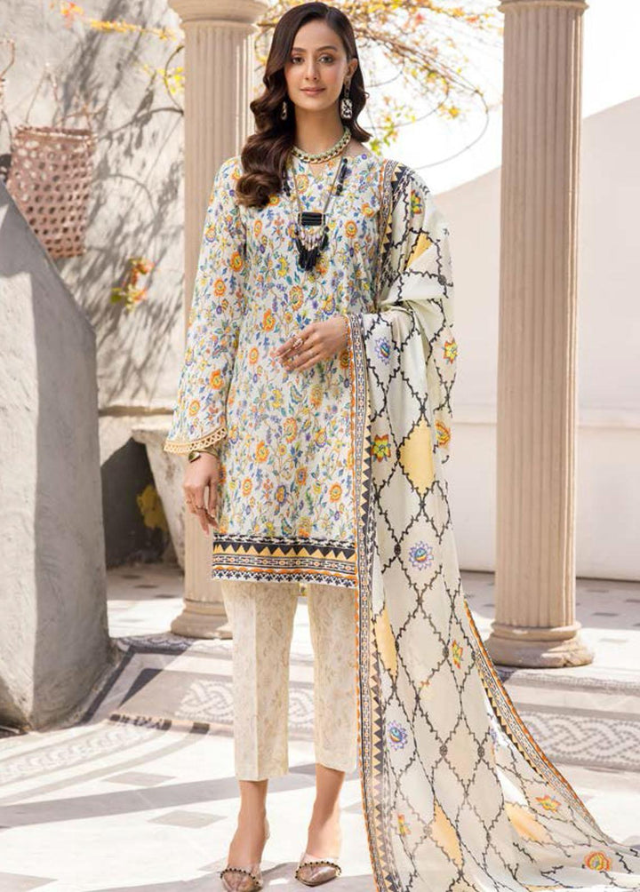 Rang By Motifz Printed Lawn Suits Unstitched 3 Piece MT23R 3709 BLOSSOM - Summer Collection