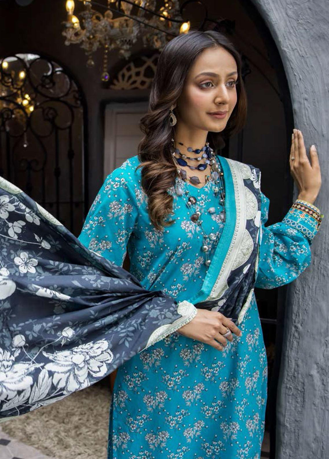 Rang By Motifz Printed Lawn Suits Unstitched 3 Piece MT23R 3712 MAYA - Summer Collection