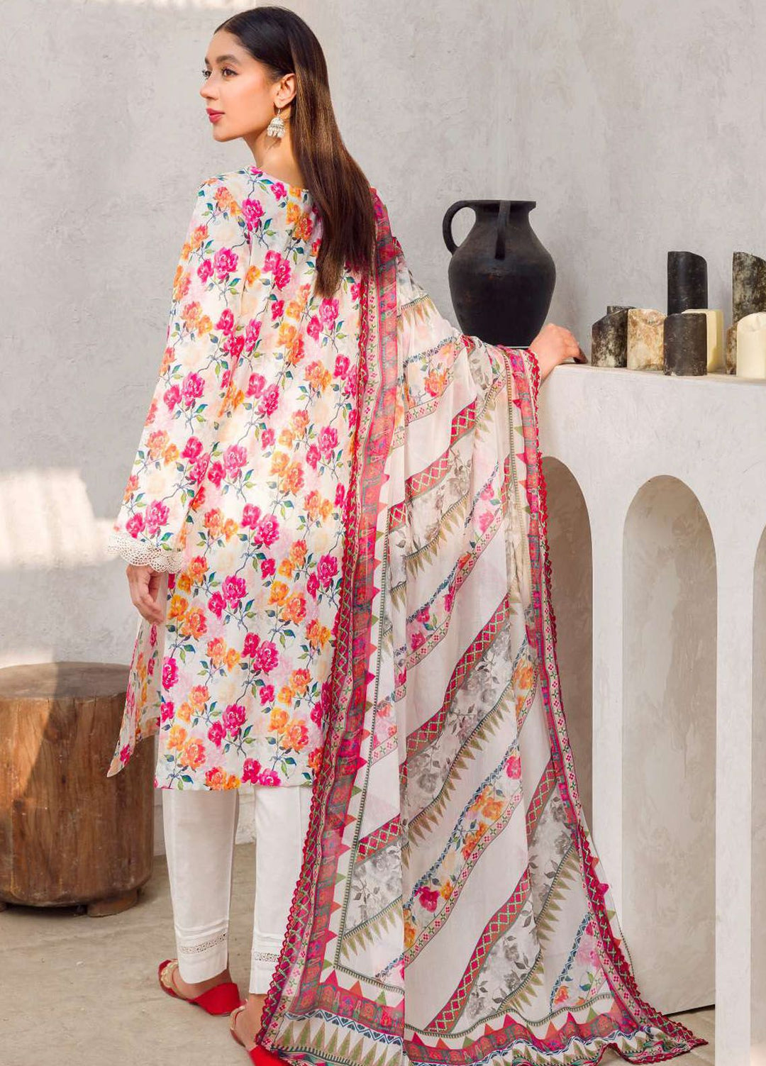Rang By Motifz Printed Lawn Suit Unstitched 3 Piece MT24D 4602 Zoha - Summer Collection