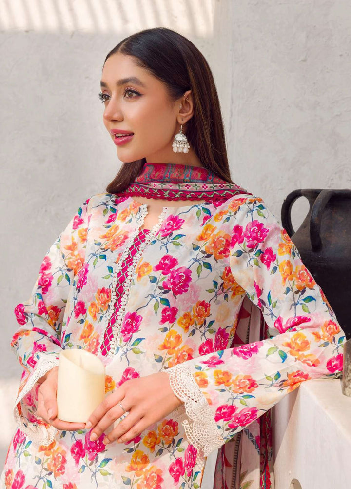 Rang By Motifz Printed Lawn Suit Unstitched 3 Piece MT24D 4602 Zoha - Summer Collection