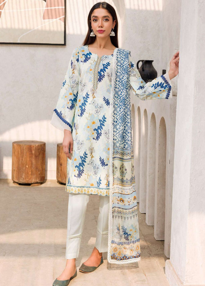 Rang By Motifz Printed Lawn Suit Unstitched 3 Piece MT24D 4603 Alara - Summer Collection