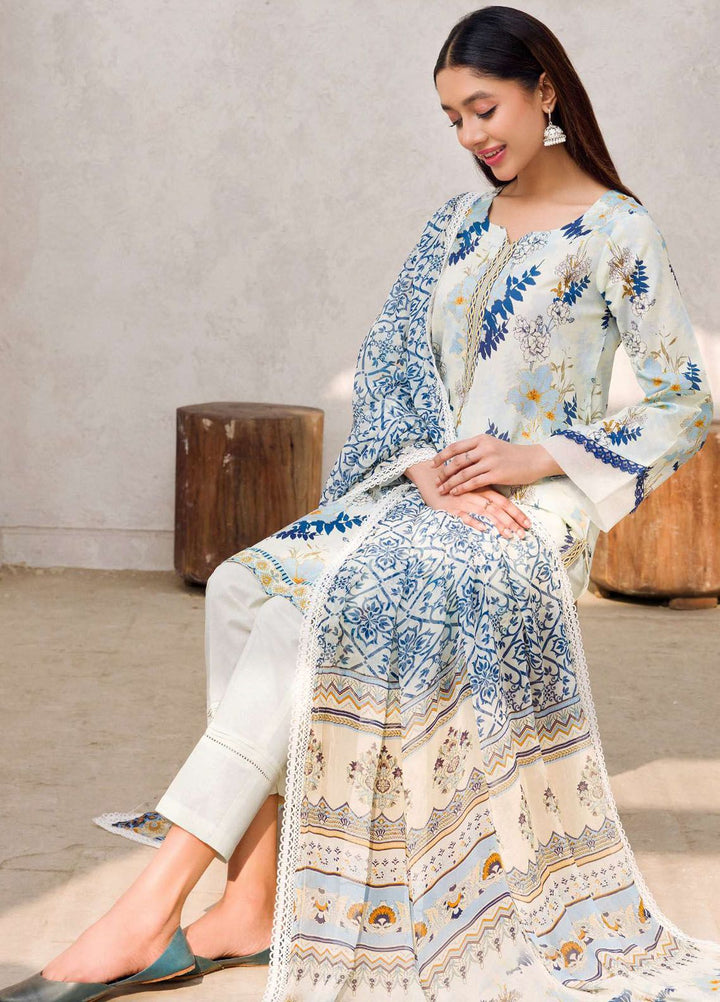 Rang By Motifz Printed Lawn Suit Unstitched 3 Piece MT24D 4603 Alara - Summer Collection