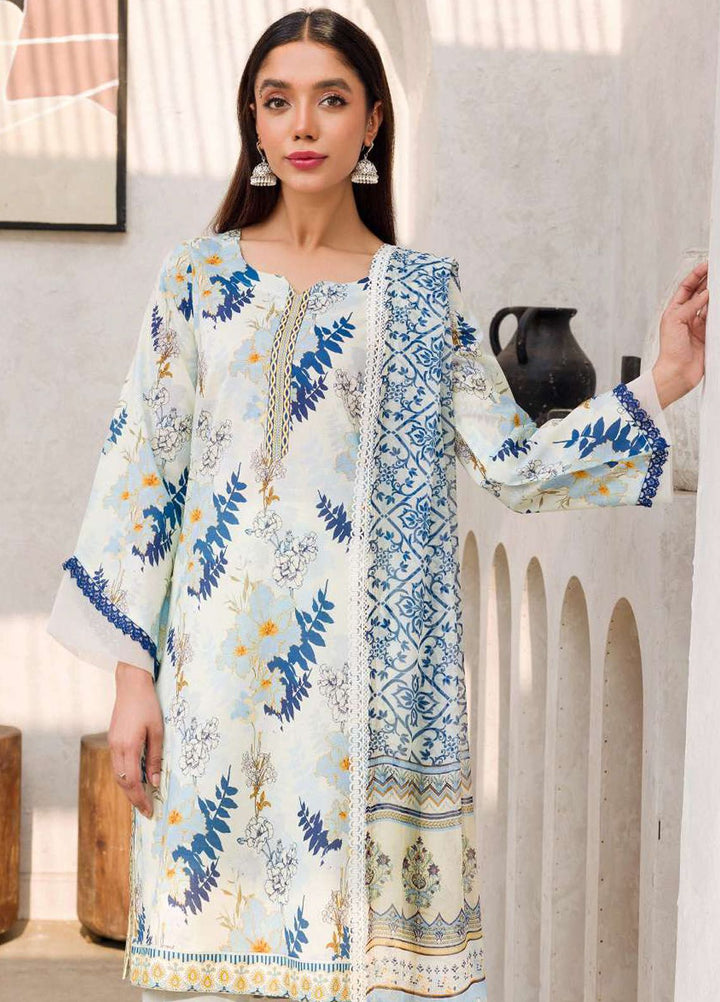 Rang By Motifz Printed Lawn Suit Unstitched 3 Piece MT24D 4603 Alara - Summer Collection