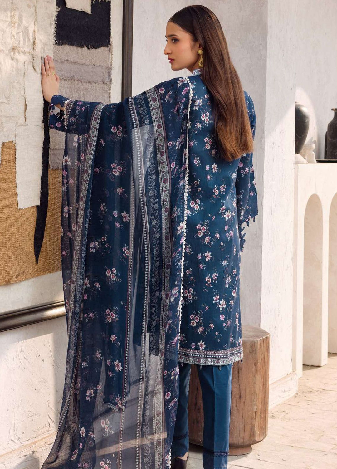 Rang By Motifz Printed Lawn Suit Unstitched 3 Piece MT24D 4605 Afra - Summer Collection