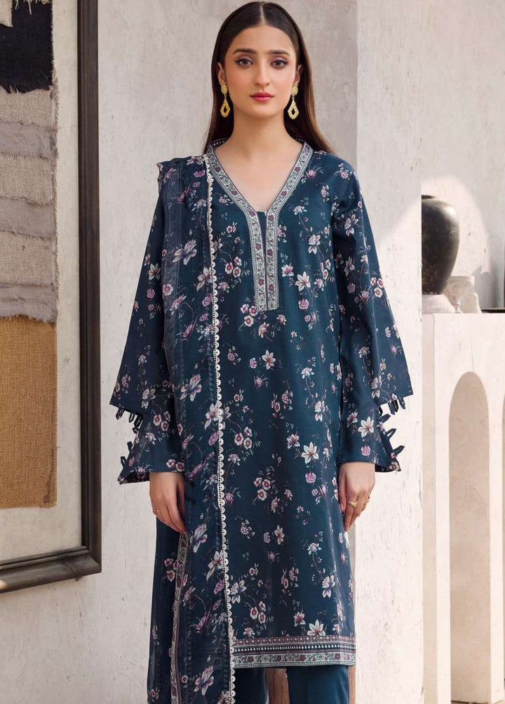 Rang By Motifz Printed Lawn Suit Unstitched 3 Piece MT24D 4605 Afra - Summer Collection
