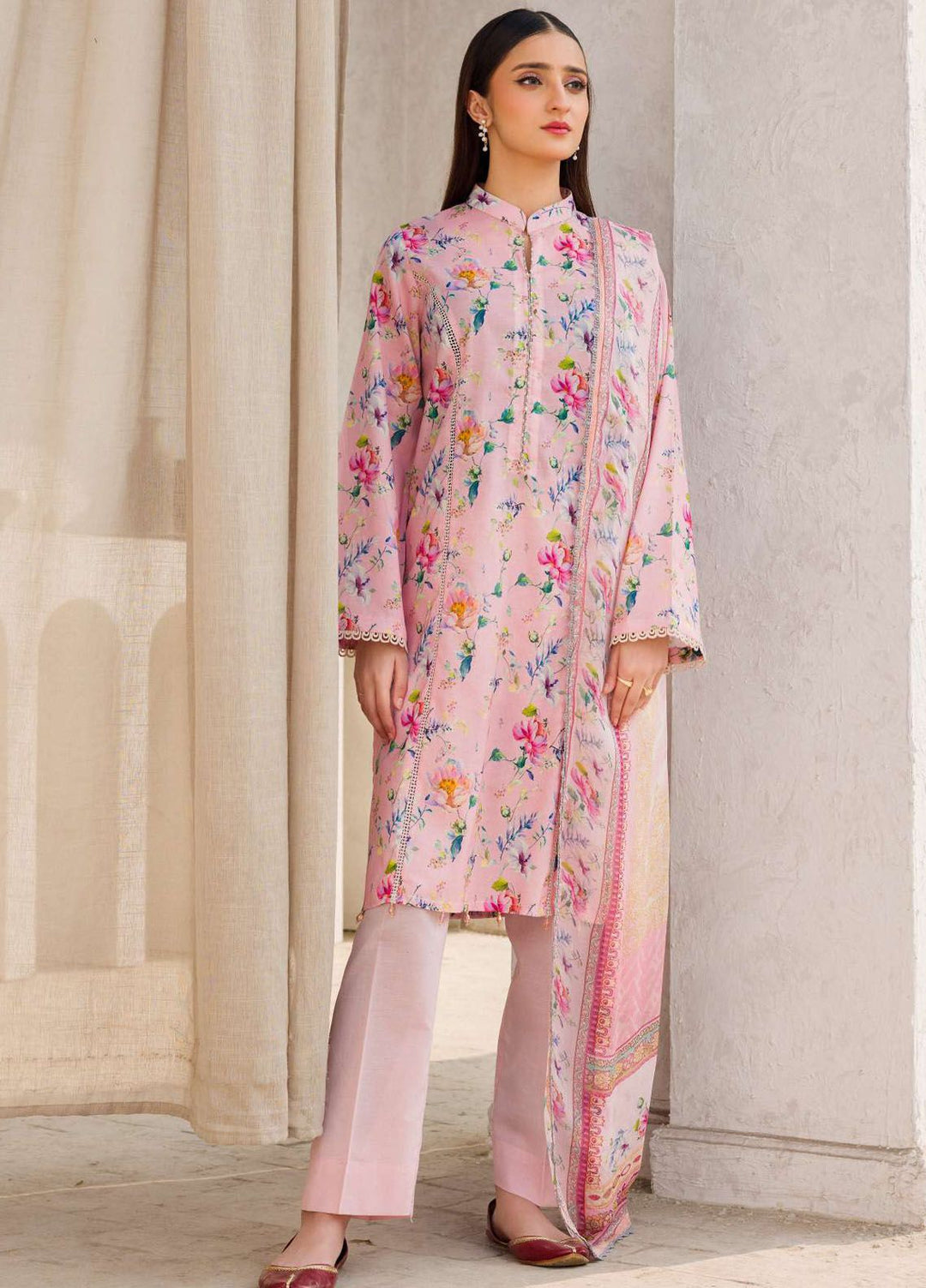 Rang By Motifz Printed Lawn Suit Unstitched 3 Piece MT24D 4610 Alya - Summer Collection