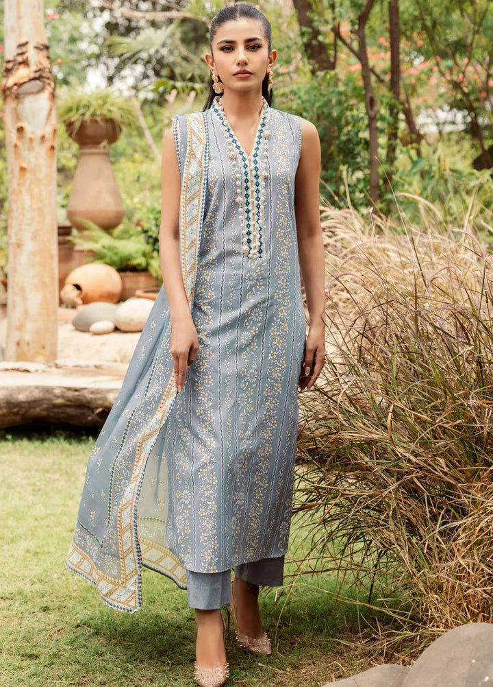 Rang By Motifz Printed Lawn Suit Unstitched 3 Piece MT24R5 4713 Zarnab - Summer Collection