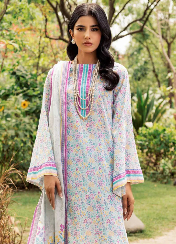 Rang By Motifz Printed Lawn Suit Unstitched 3 Piece MT24R5 4715 Raina - Summer Collection
