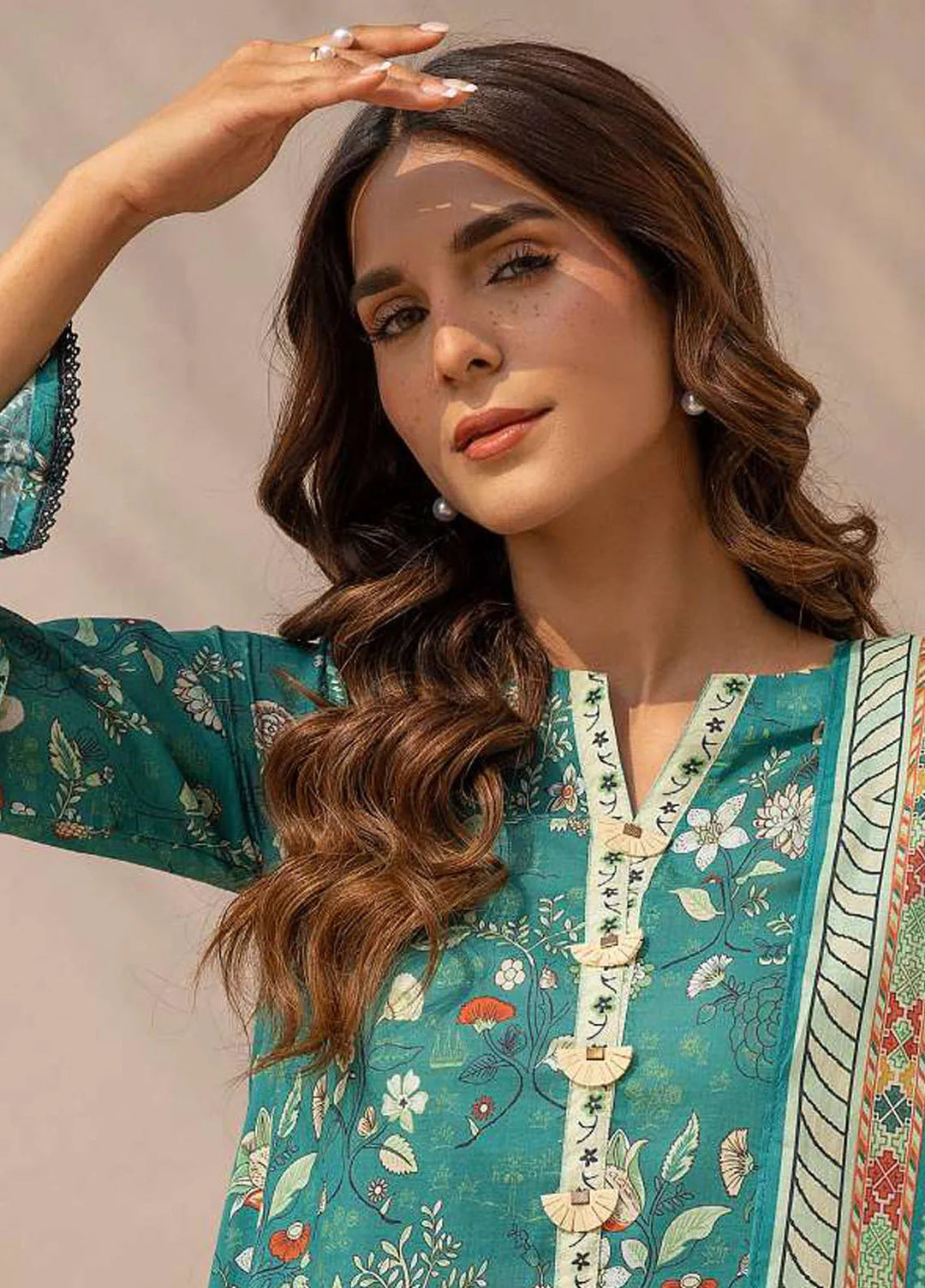 Rang by Motifz Printed Lawn Suit Unstitched 3 Piece MT25RL 5437 Zoe - Summer Collection