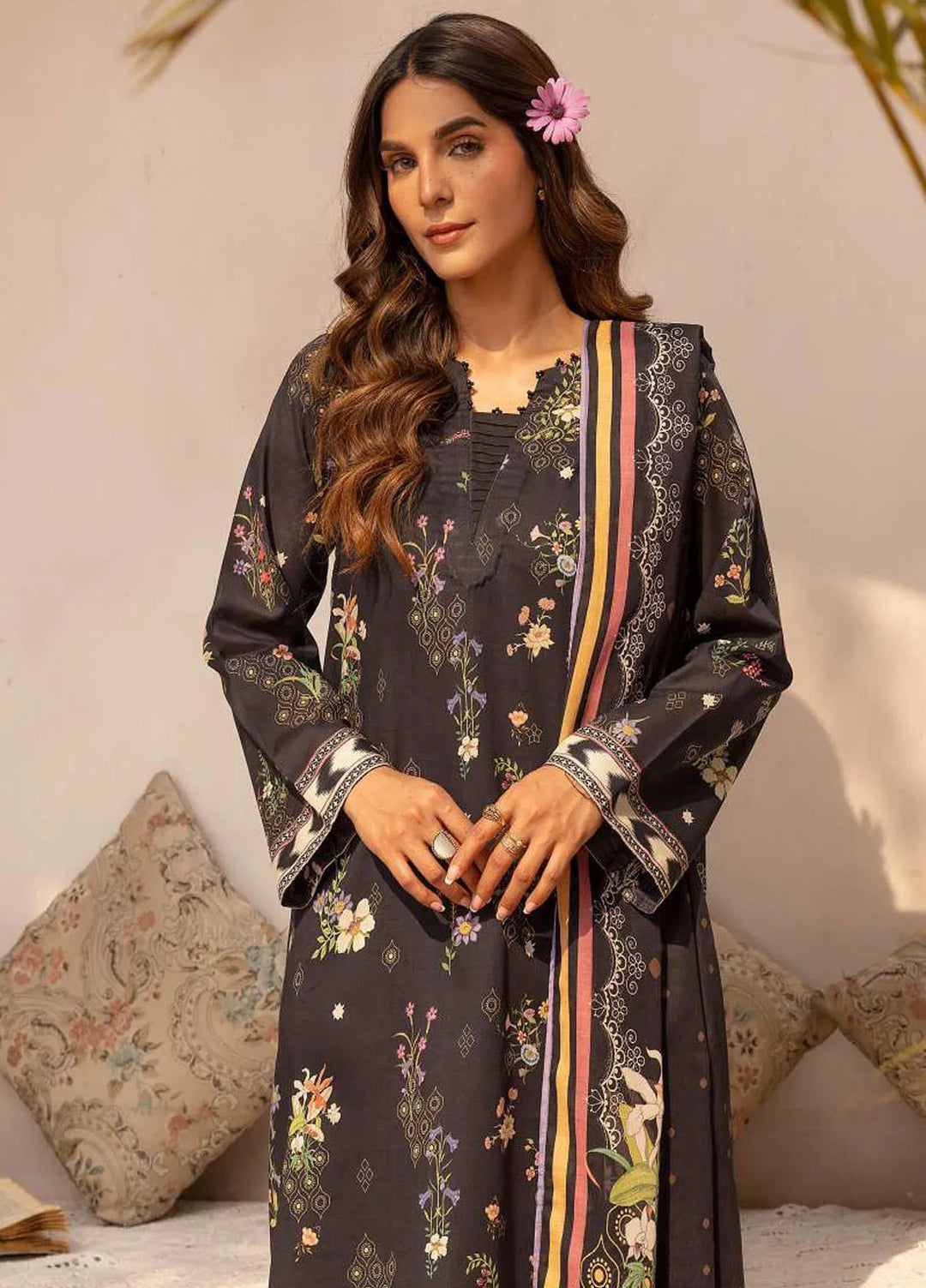 Rang by Motifz Printed Lawn Suit Unstitched 3 Piece MT25RL 5439 Amari - Summer Collection