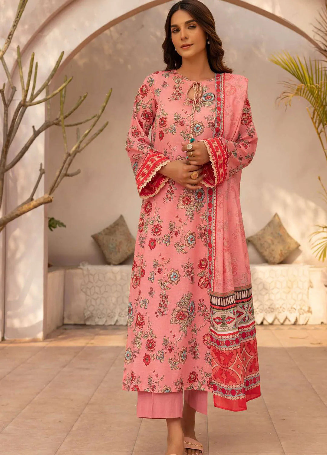 Rang by Motifz Printed Lawn Suit Unstitched 3 Piece MT25RL 5441 Ria - Summer Collection