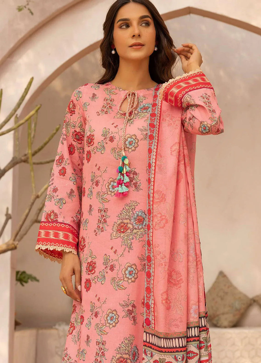 Rang by Motifz Printed Lawn Suit Unstitched 3 Piece MT25RL 5441 Ria - Summer Collection